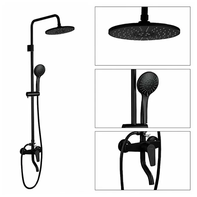 Душевая система Frap F2429 черный