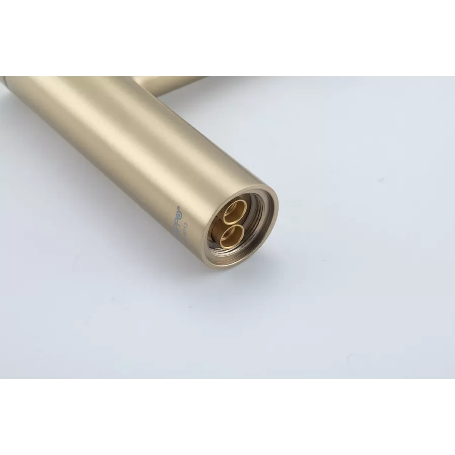 Смеситель для раковины Gappo G06-3 G1006-3 золотой сатин