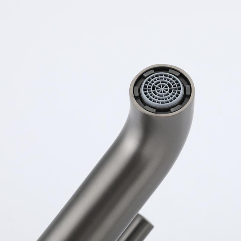 Смеситель для раковины Gappo G06-9 G1006-9 золотой сатин