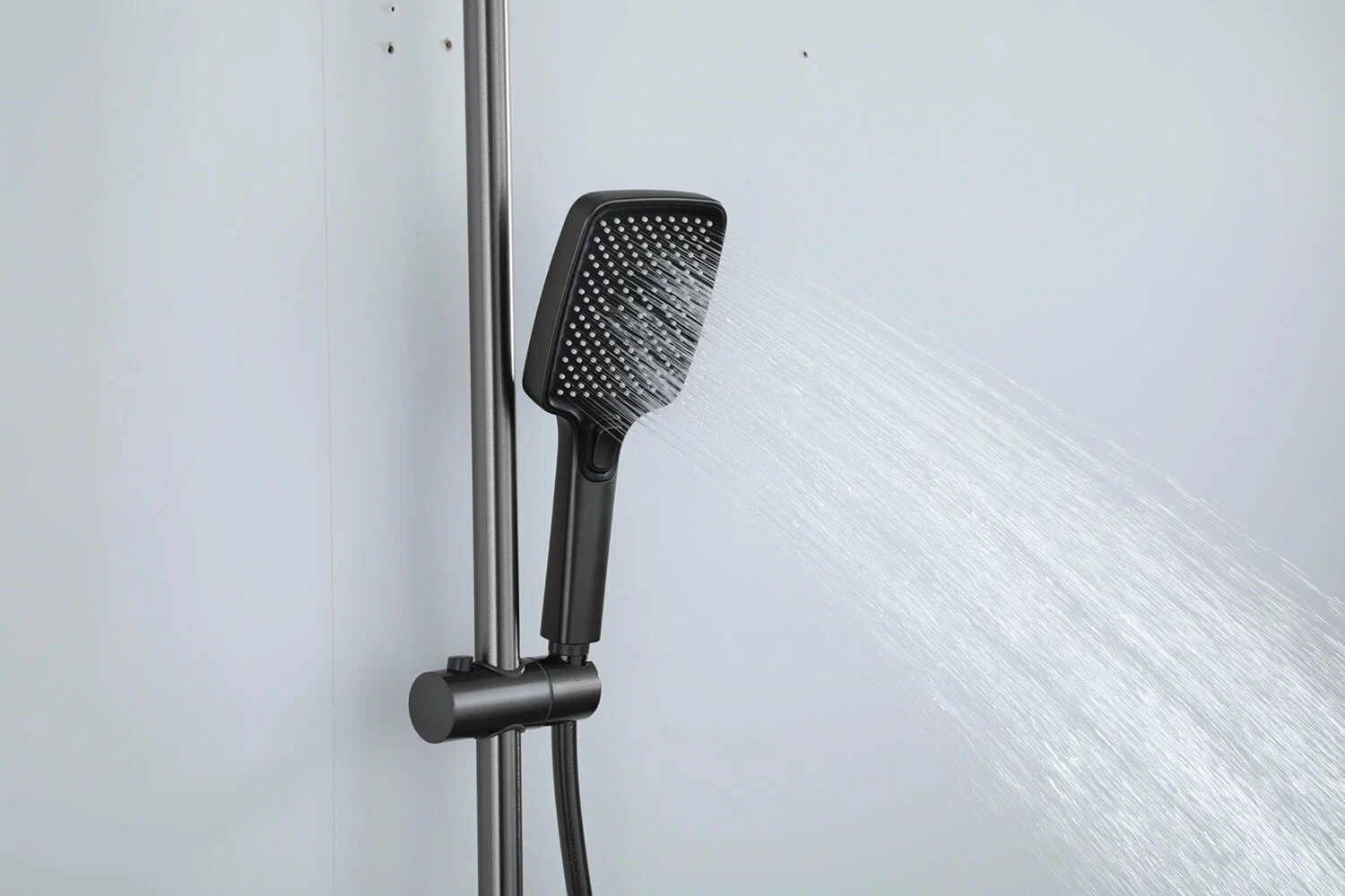 Душевая система Frap H202-9 F24202-9 оружейная сталь