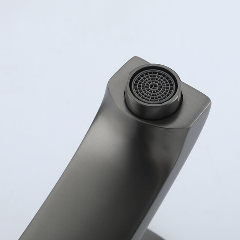 Смеситель для раковины Frap H76-9 F1076-9 оружейная сталь