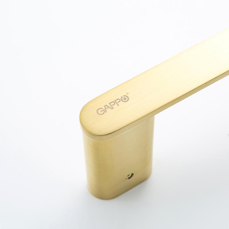 Полотенцедержатель 1-й Gappo G309-3 G30901-3 золотой сатин