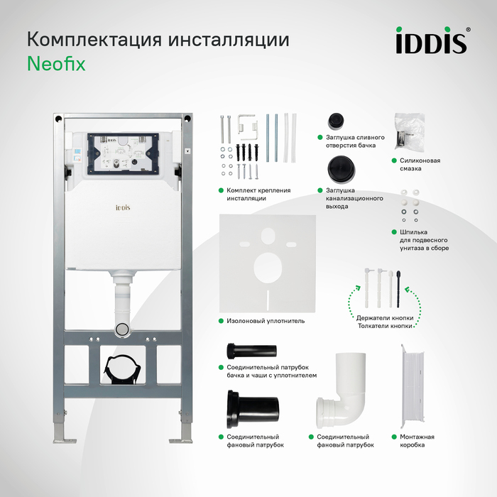 Инсталляция для унитаза Iddis Neofix NEO0000I32