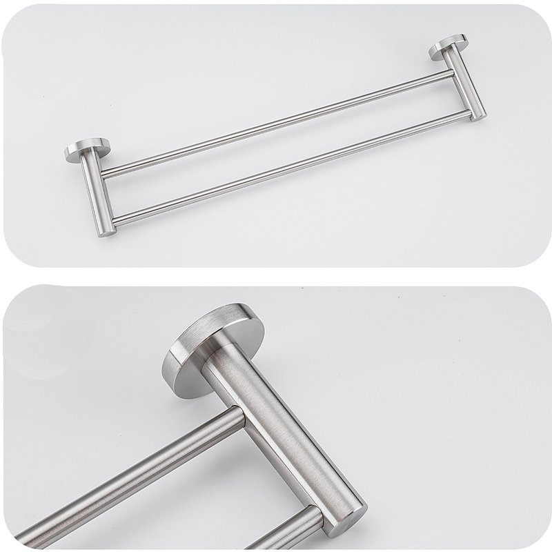 Двойной полотенцедержатель Frap F30109 Сатин