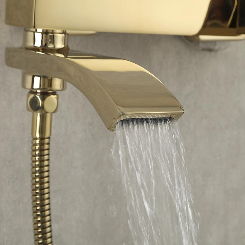 Смеситель для ванны Gappo G07-3 G3207-3 золото