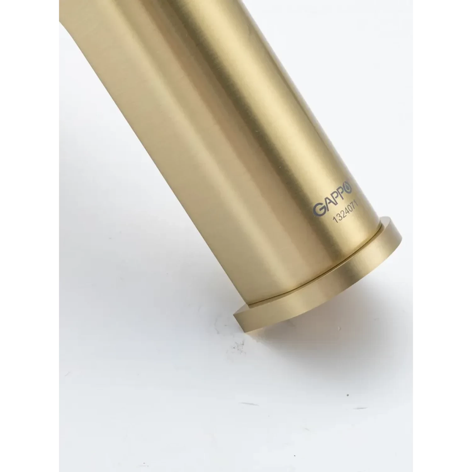 Смеситель для раковины Gappo G10-3 G1010-3 золотой сатин