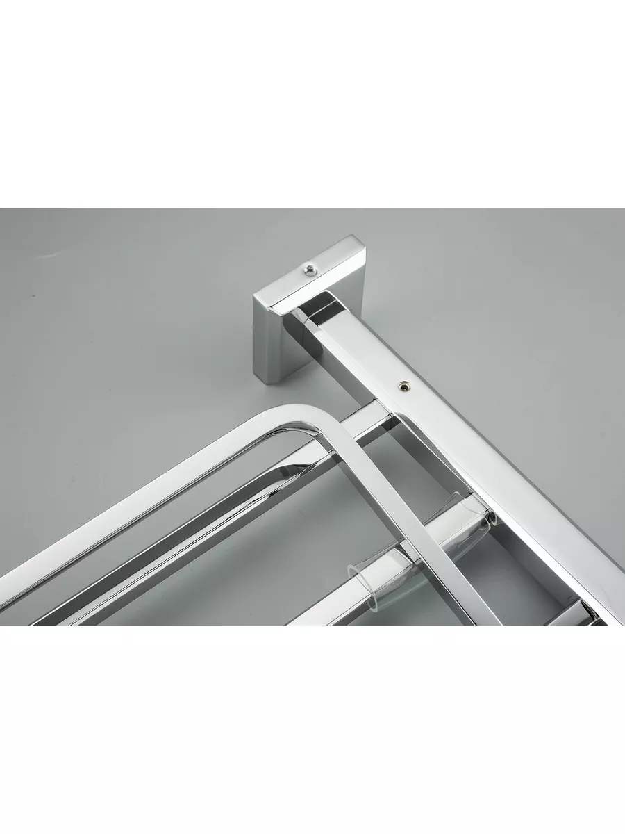 Полка с полотенцедержателем для ванны Gappo G38 G3824 хром