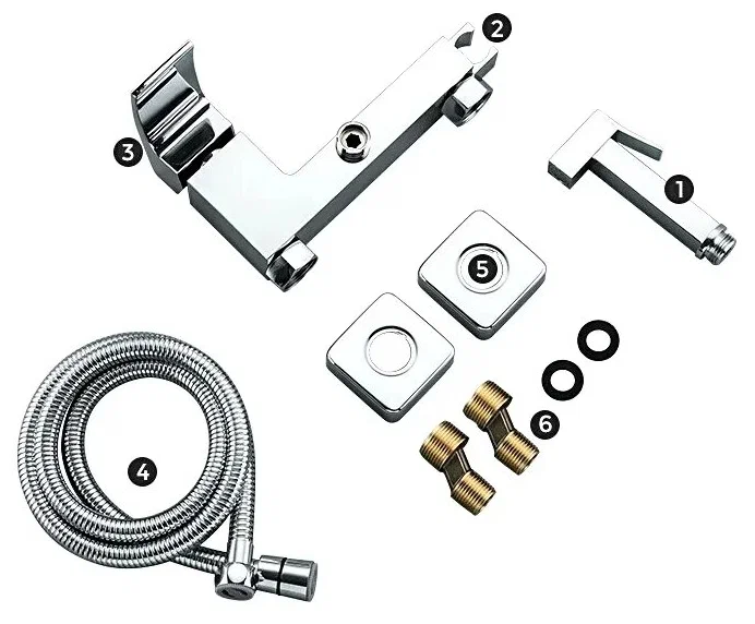 Смеситель с гигиеническим душем Gappo G07 G2007
