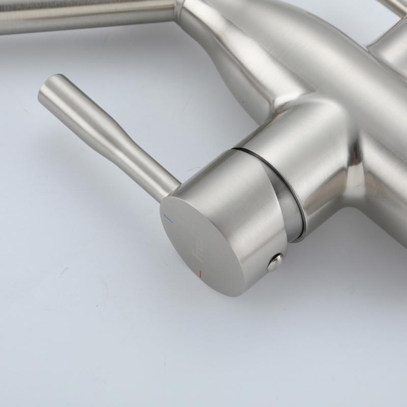 Смеситель для кухни с фильтром Frap H97 F4397-5 сатин