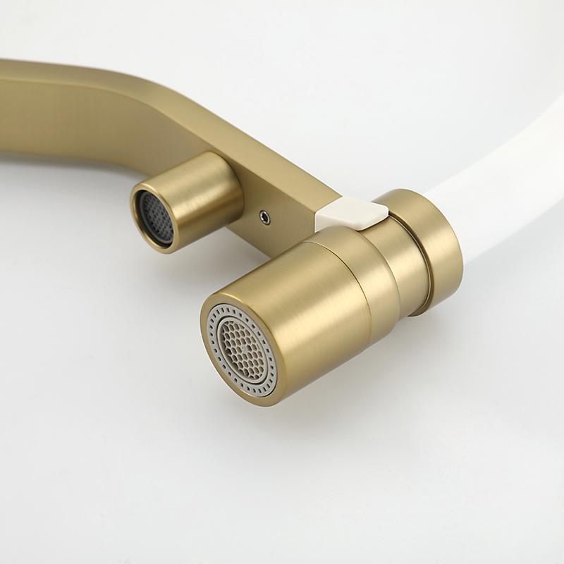 Смеситель для кухни с фильтром Gappo G95 G4395-63 золотой сатин