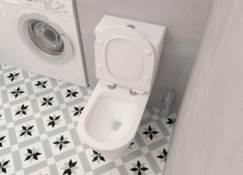 Унитаз EvaGold А080 сиденье тонкое ДП