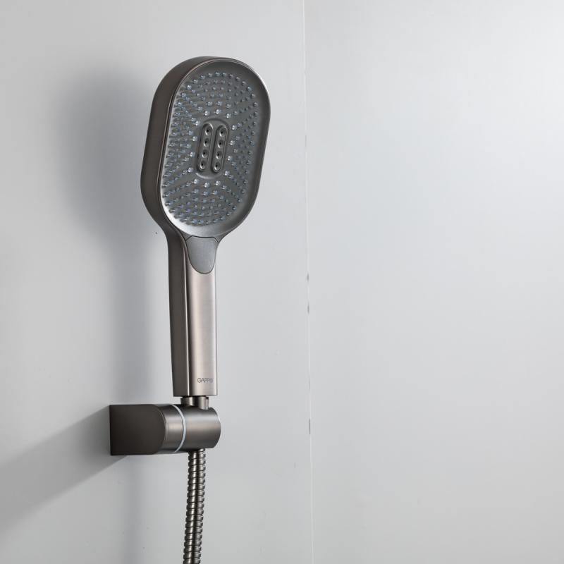 Смеситель для ванны Gappo G10-9 G3210-9 оружейная сталь