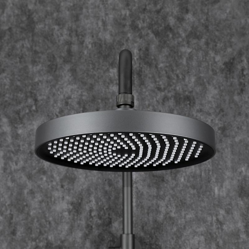 Душевая система Frap H75-9 F2475-9 оружейная сталь