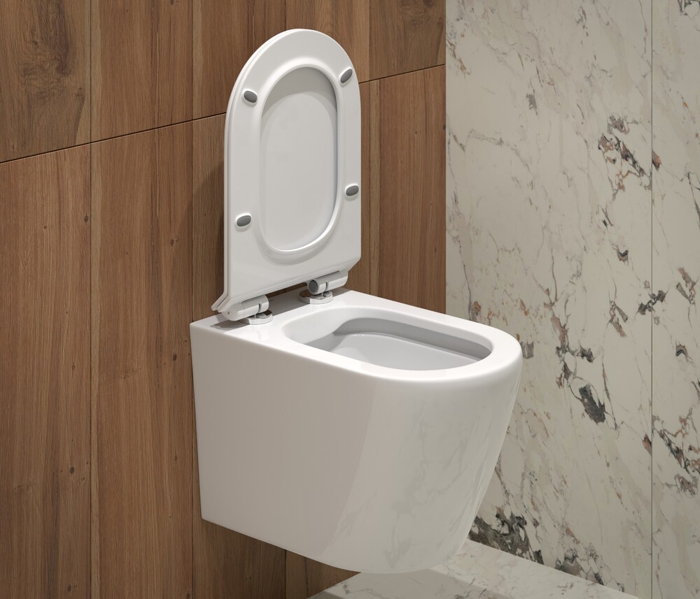 Унитаз подвесной безободковый EvaGold SM9315