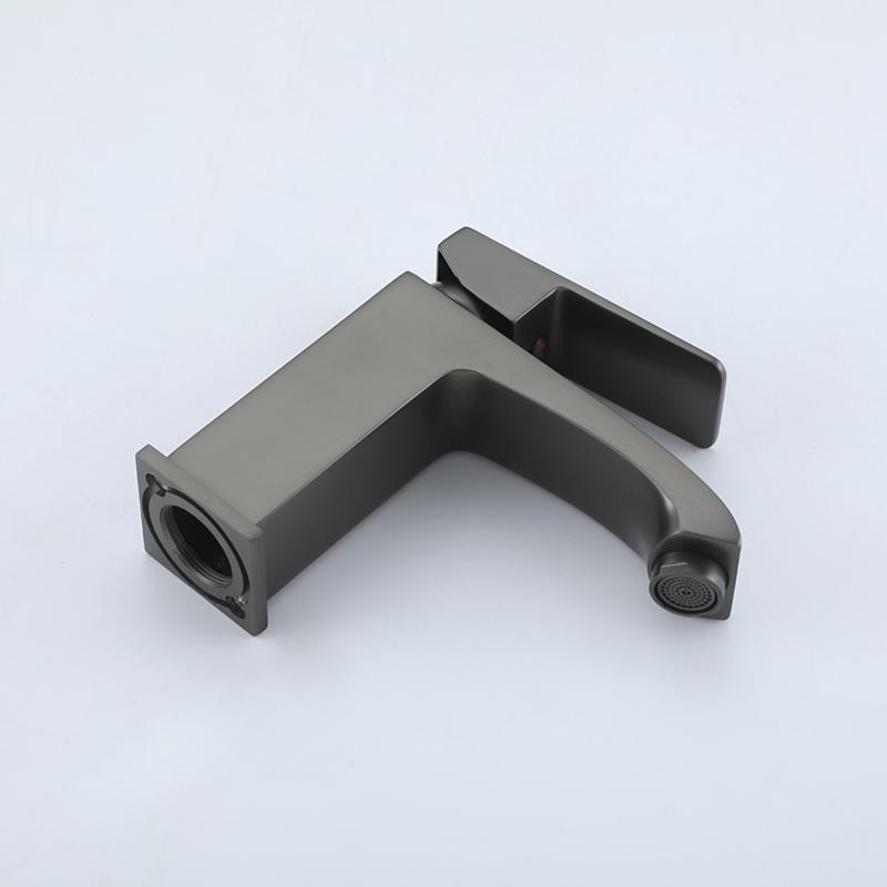 Смеситель для раковины Frap H76-9 F1076-9 оружейная сталь