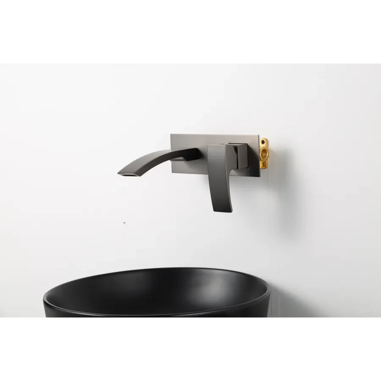 Встраиваемый смеситель для раковины Gappo G07-9 G1007-29 оружейная сталь