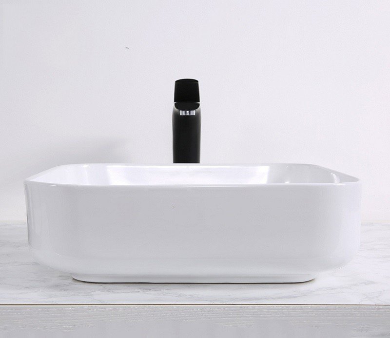 Накладная раковина CeramaLux 39 N D1303 белая