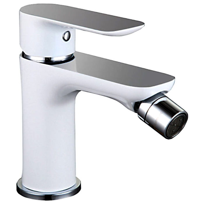 Смеситель для биде Gappo G48 G5048 белый-хром