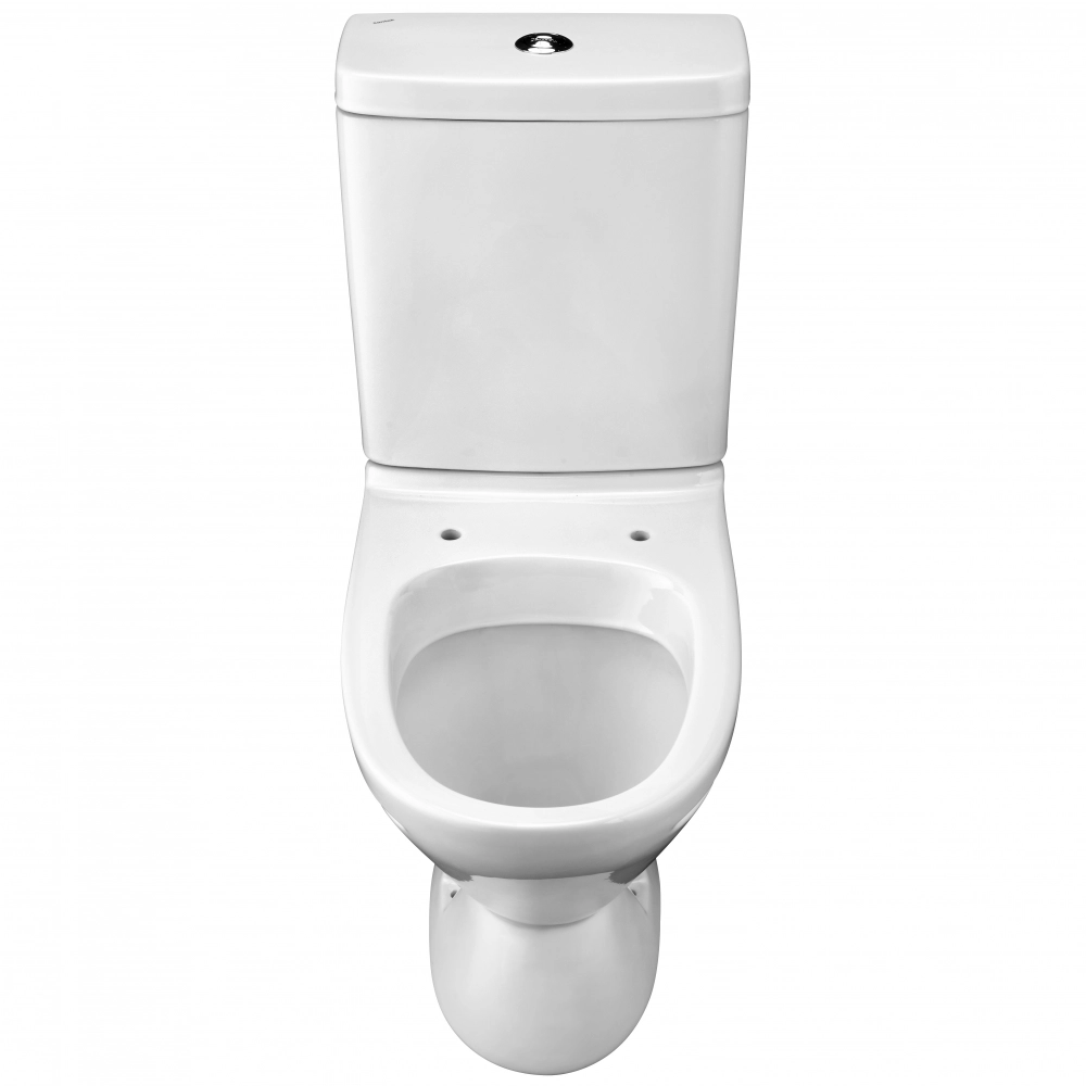 Унитаз-компакт Santek Лига, косой выпуск, 2 режима, дюропласт