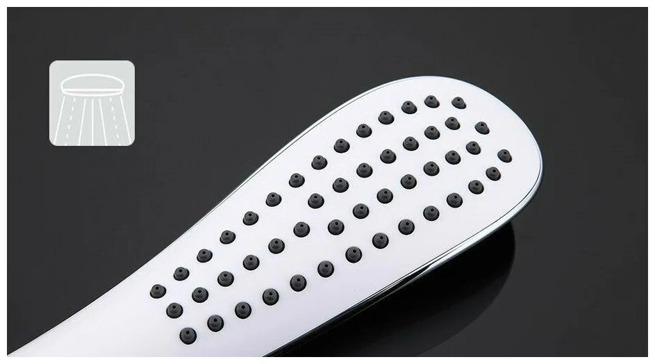 Душевая лейка GAPPO G01 белый-хром