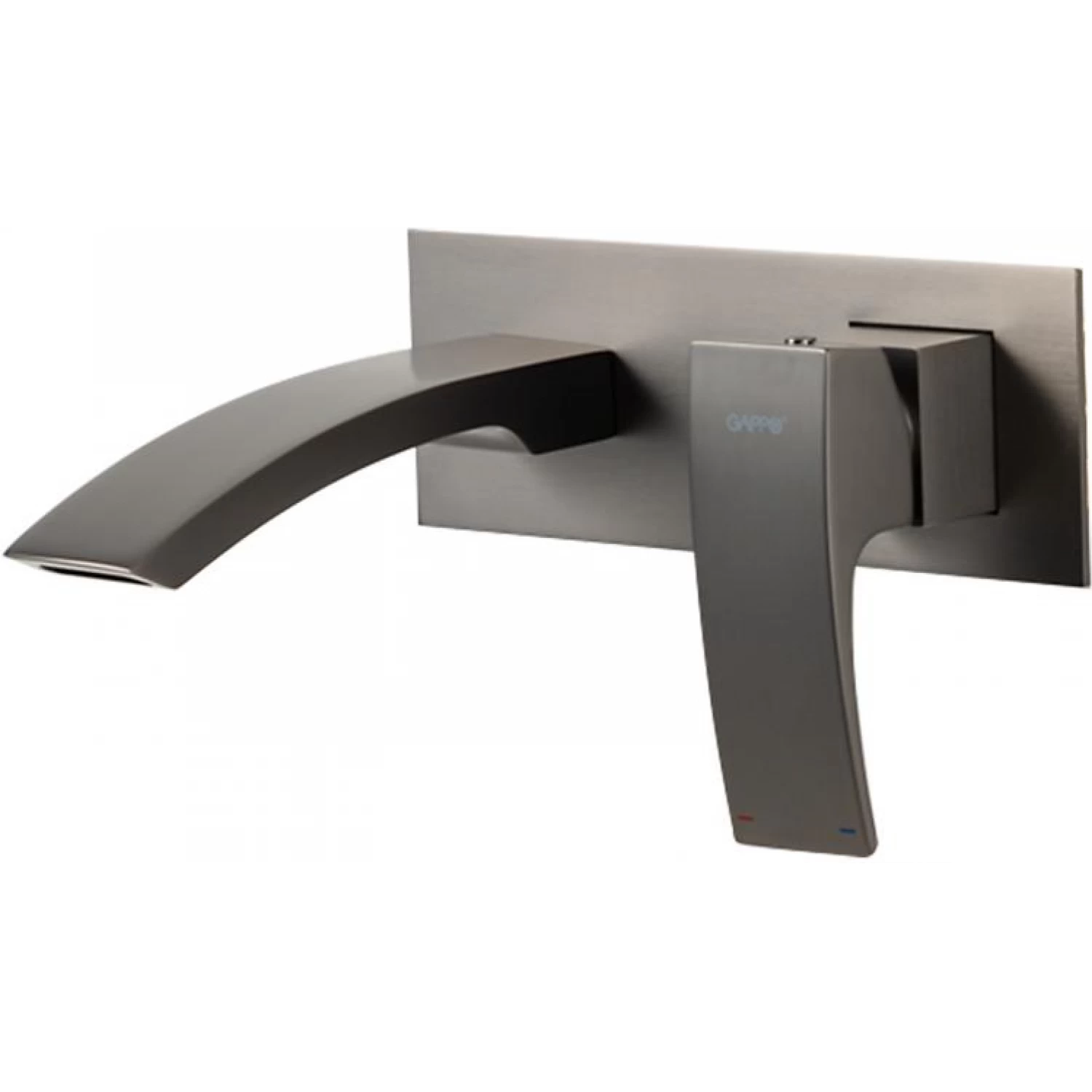 Встраиваемый смеситель для раковины Gappo G07-9 G1007-29 оружейная сталь