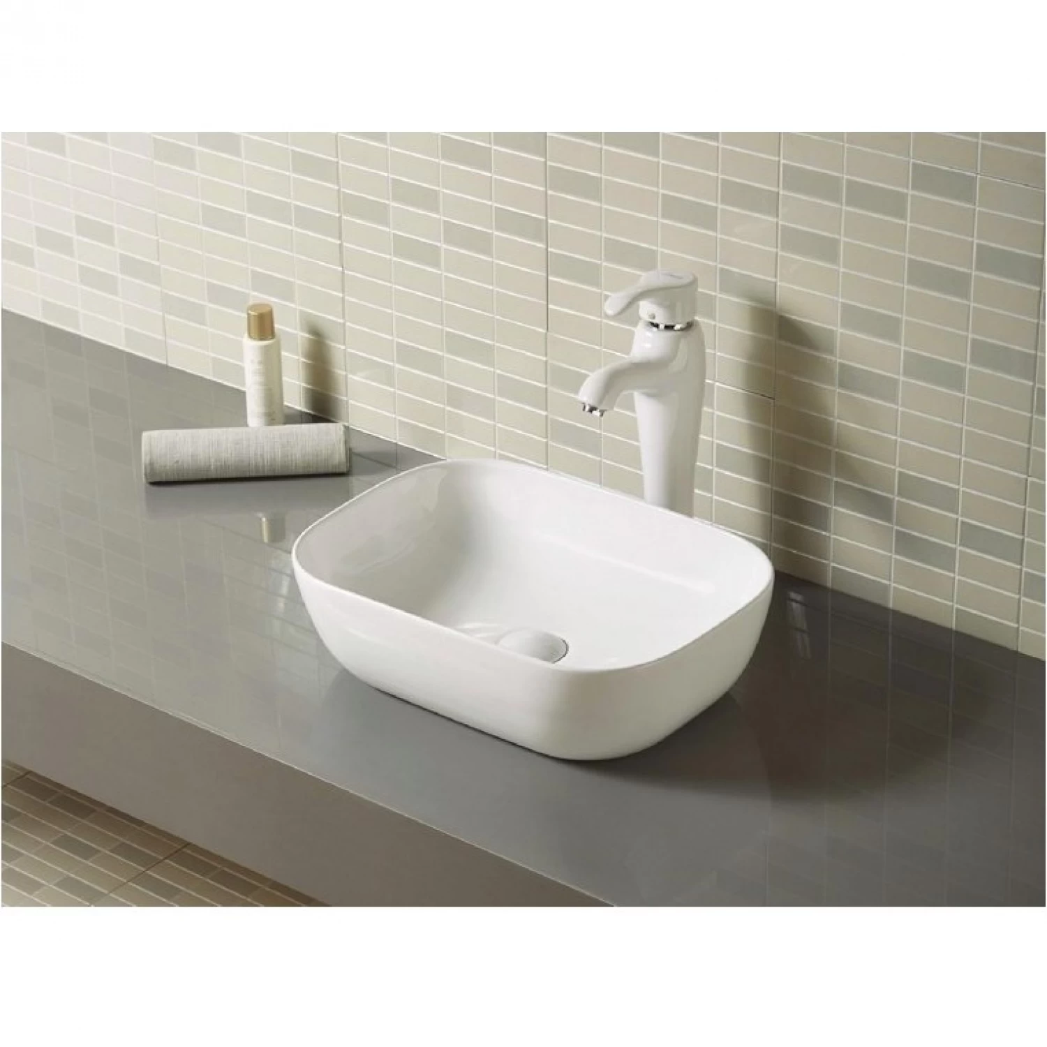 Накладная раковина Gappo 45,5 GT402 белая