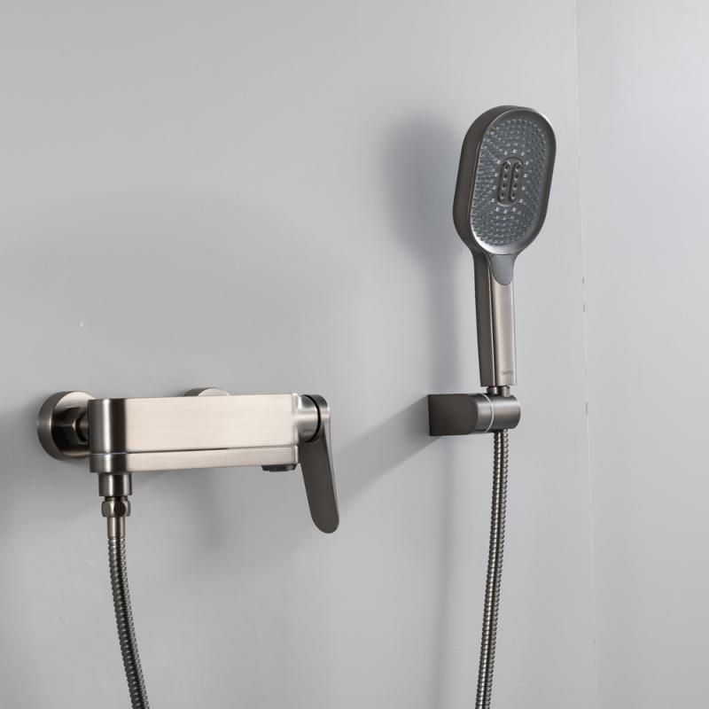 Смеситель для ванны Gappo G10-9 G3210-9 оружейная сталь