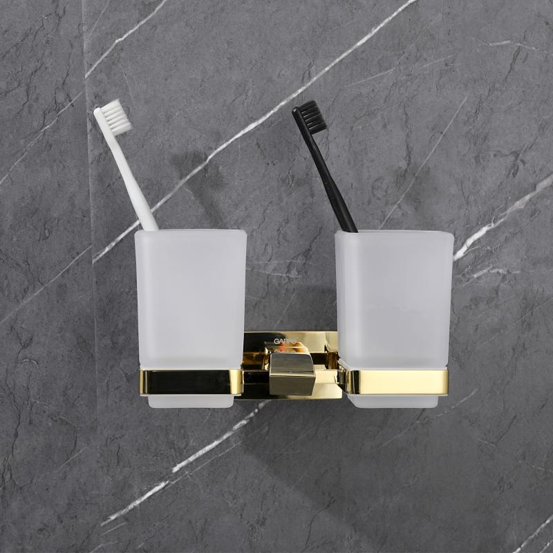 Стаканы для ванны Gappo G07-3 G0708-3 золото