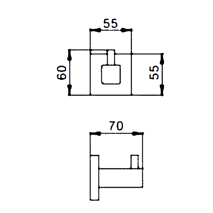 Крючок для полотенец Frap F30305