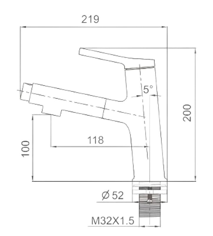 Смеситель для кухни вытягивающийся Gappo G1052-76 черный