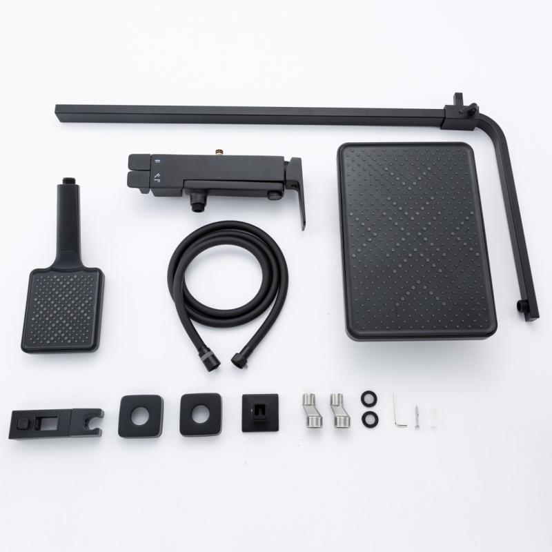 Душевая система Frap H90-6 F2490-6 черный