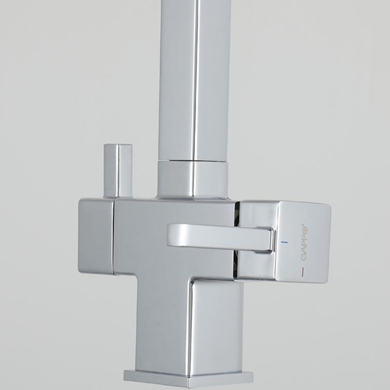 Смеситель для кухни с фильтром Gappo G95 G4395-50 хром