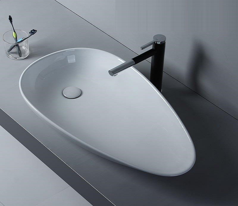 Накладная раковина CeramaLux 76 N 7862 белая