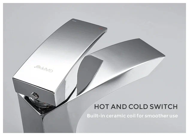 Смеситель для раковины высокий Gappo Jacob G1007-72