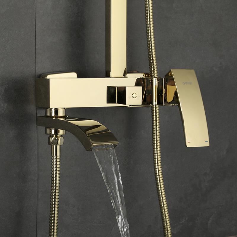 Душевая система Gappo G07-3 G2407-3 золото