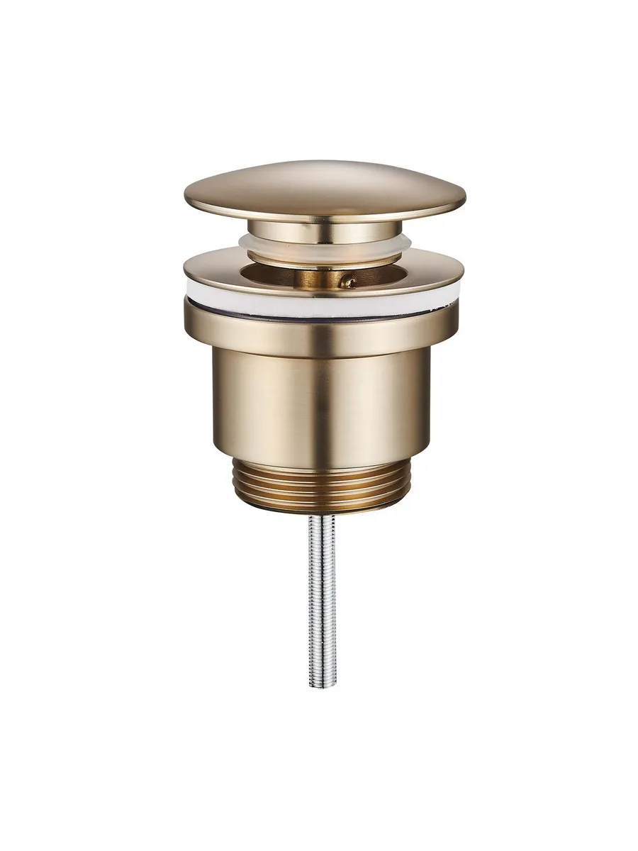 Донный клапан Frap F62-13 золотой сатин