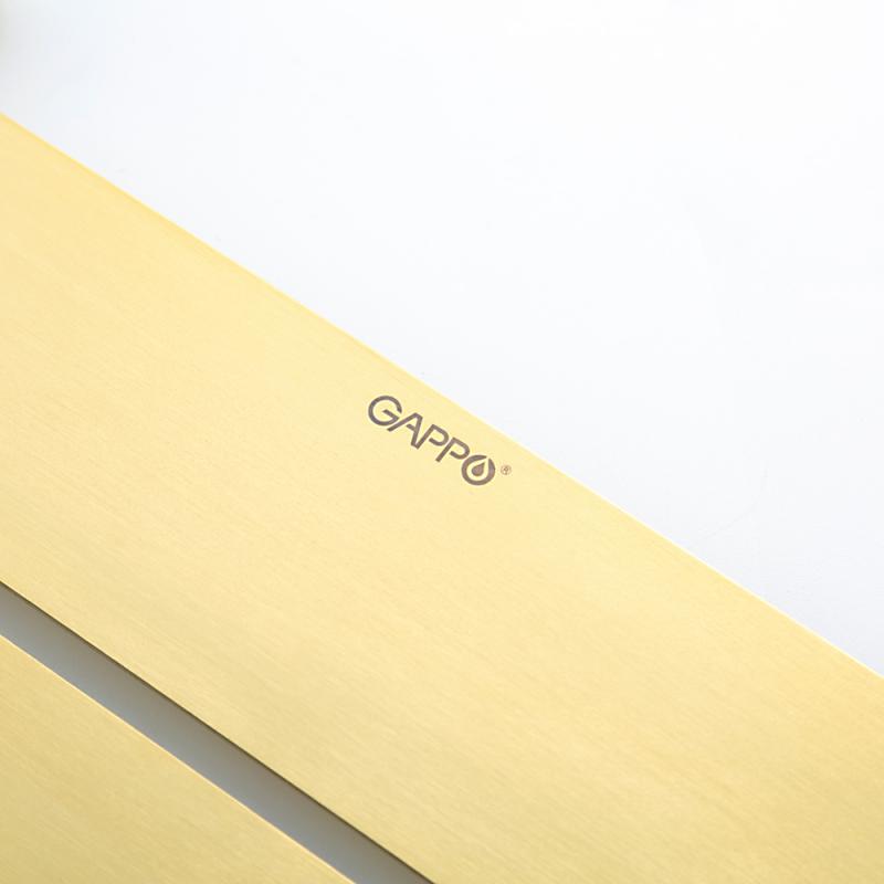 Полка для ванны Gappo G309-3 G30907-3 золотой сатин