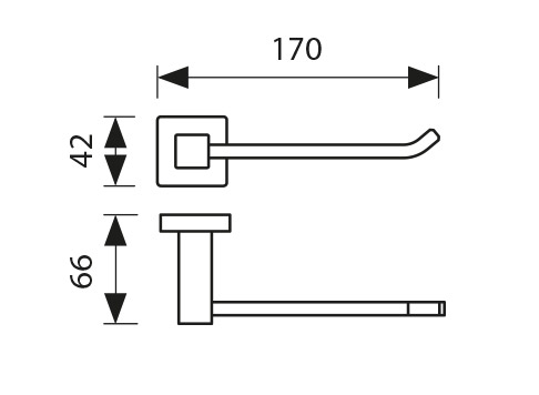 Держатель для туалетной бумаги Kaiser Canon Br KH-4320 бронза