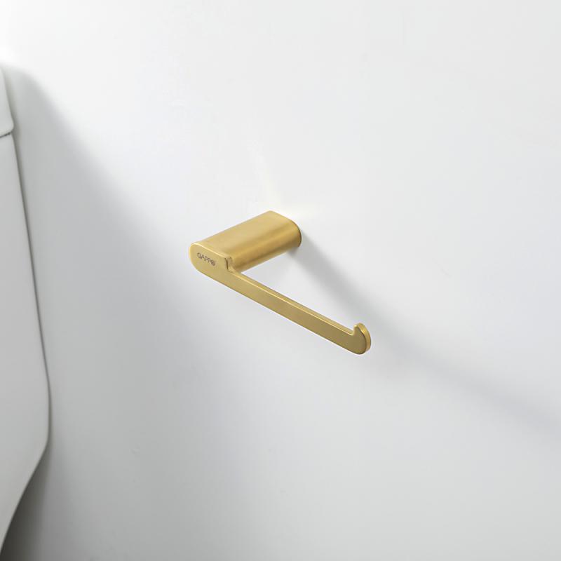 Держатель туалетной бумаги Gappo G309-3 G30903-23 золотой сатин