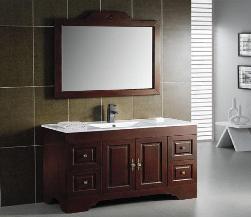 Полувстраиваемая раковина CeramaLux 101 N 9010E белая