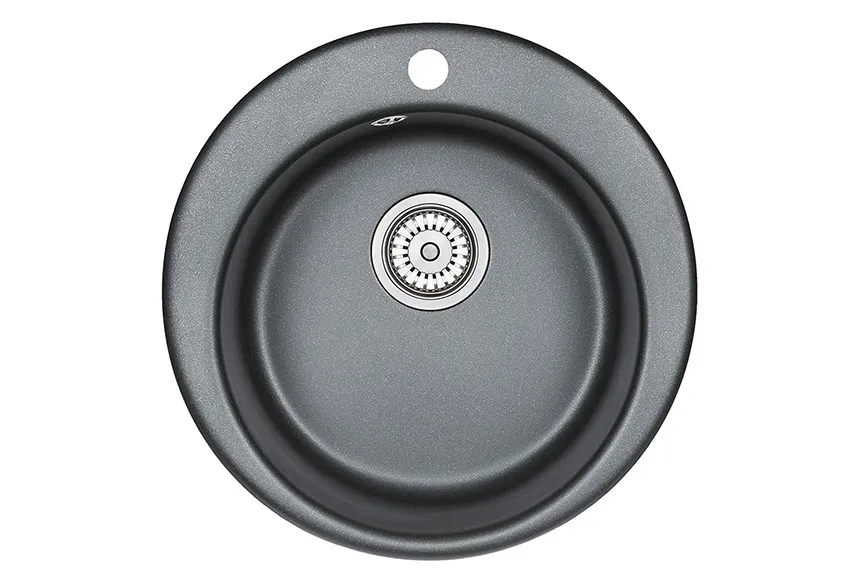 Кухонная мойка Granula GR-4801 Шварц (черный металлик)