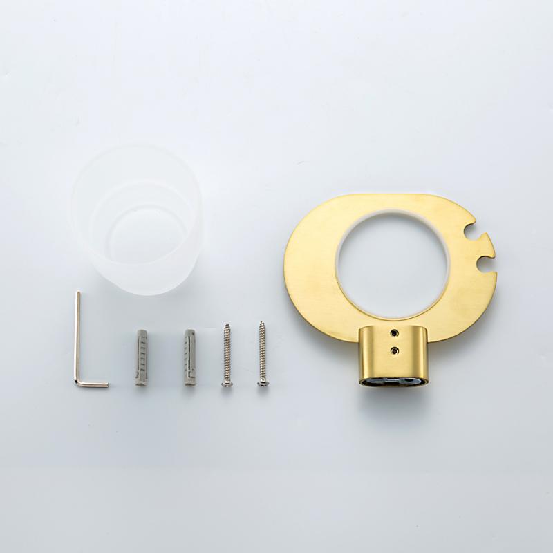 Стакан для ванны Gappo G309-3 G30906-3 золотой сатин