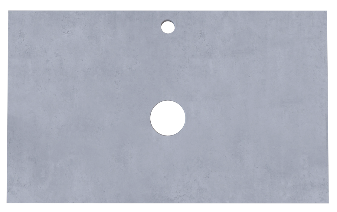 Столешница 1Marka Grunge Loft 80 Бетон светлый