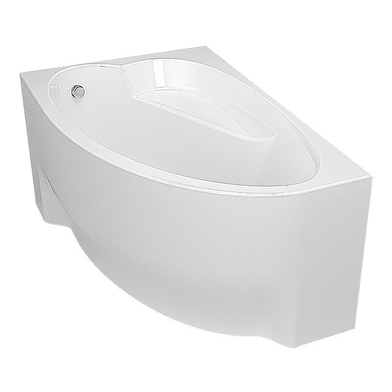 Фронтальная панель для ванн Alex Baitler Nero 150 левая с крепежом