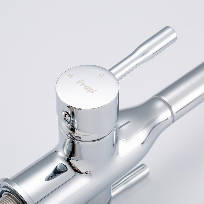 Вытяжной смеситель для кухни с фильтром Frap H96 F4396-30 хром