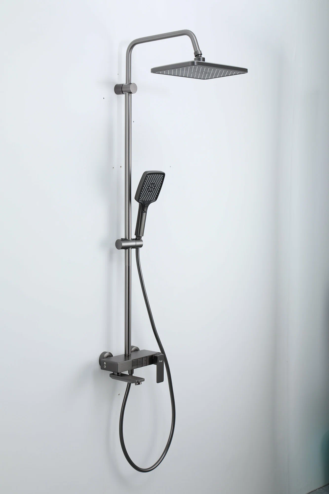 Душевая система Frap H202-9 F24202-9 оружейная сталь