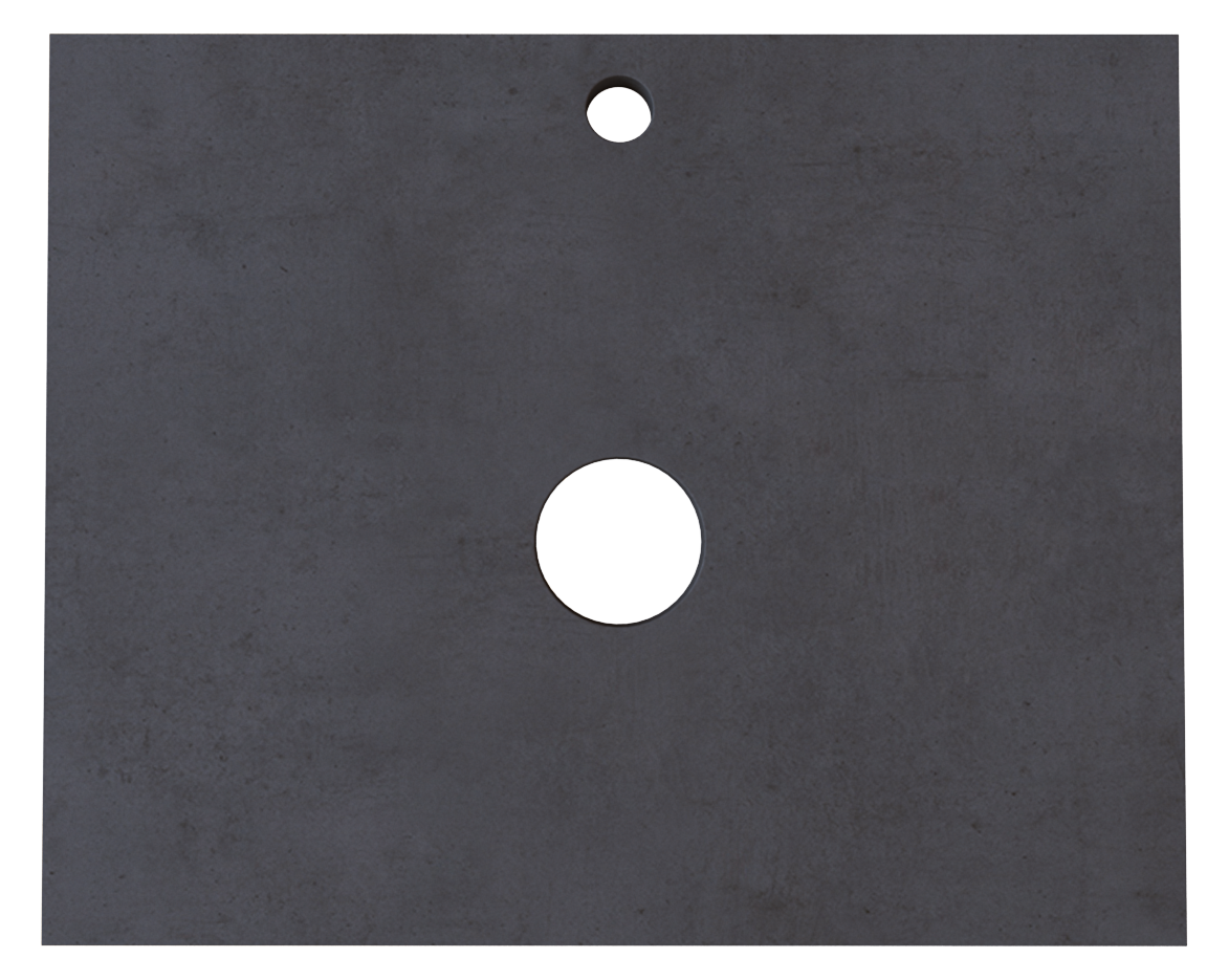 Столешница 1Marka Grunge Loft 60 Бетон темно-серый