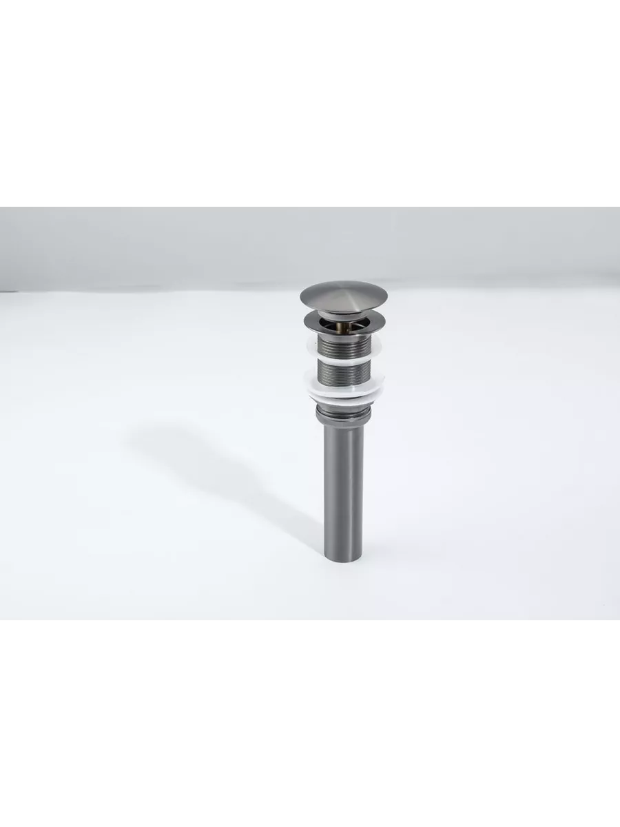 Накладная раковина 36*36 с донным клапаном Gappo GX201-9 оружейная сталь