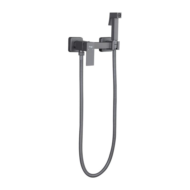 Гигиенический душ Frap F7504-9 оружейная сталь