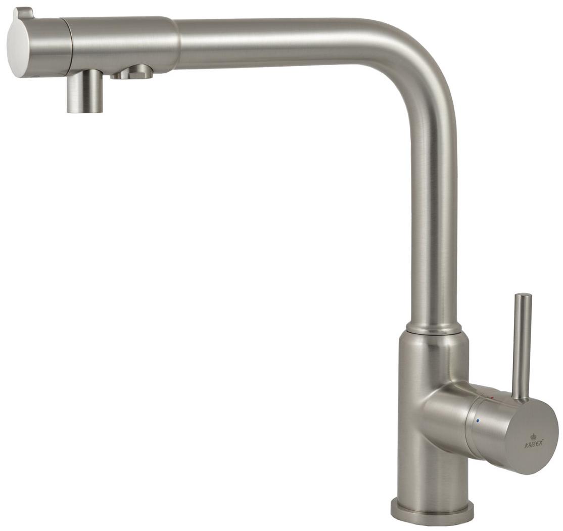 Смеситель для кухни с встроенным краном под питьевую воду Kaiser Teka 13044-5 Silver